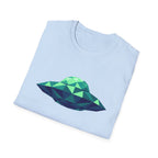 Green Cubist UFO T-Shirt