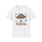 We Are All Connected Quiltwork Effect T-Shirt