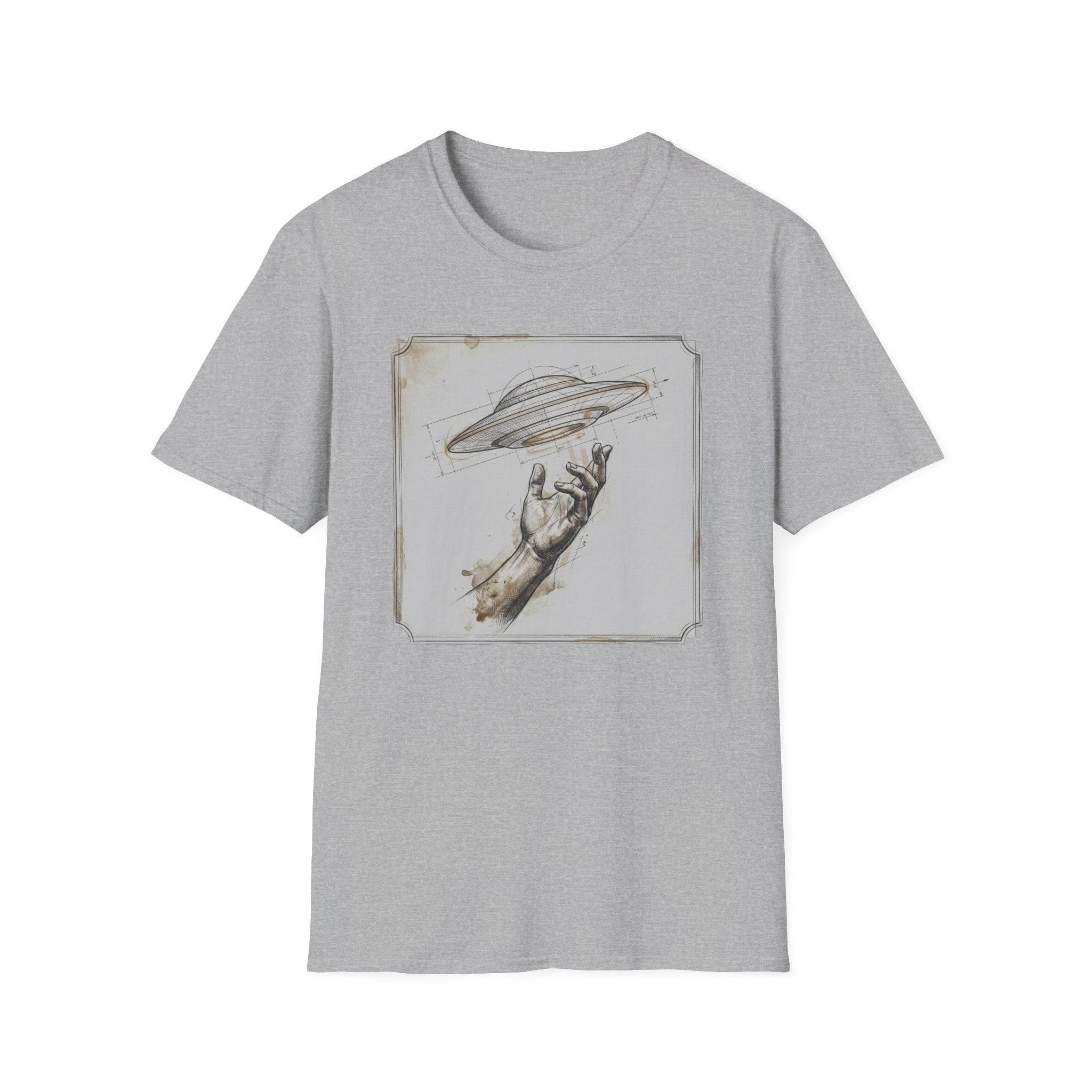 Da Vinci's UFO T-Shirt