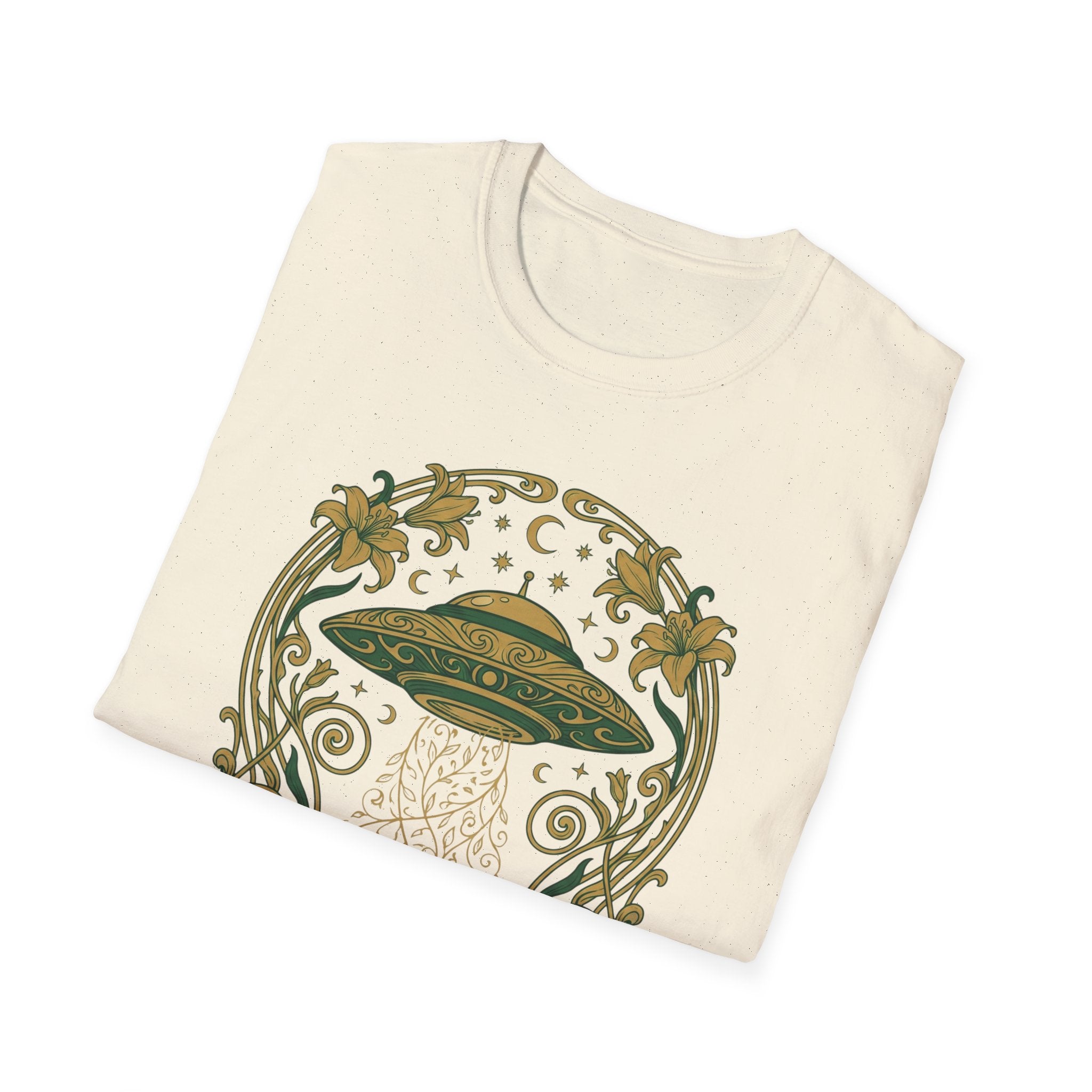 Cosmic Garden Art Deco T-Shirt
