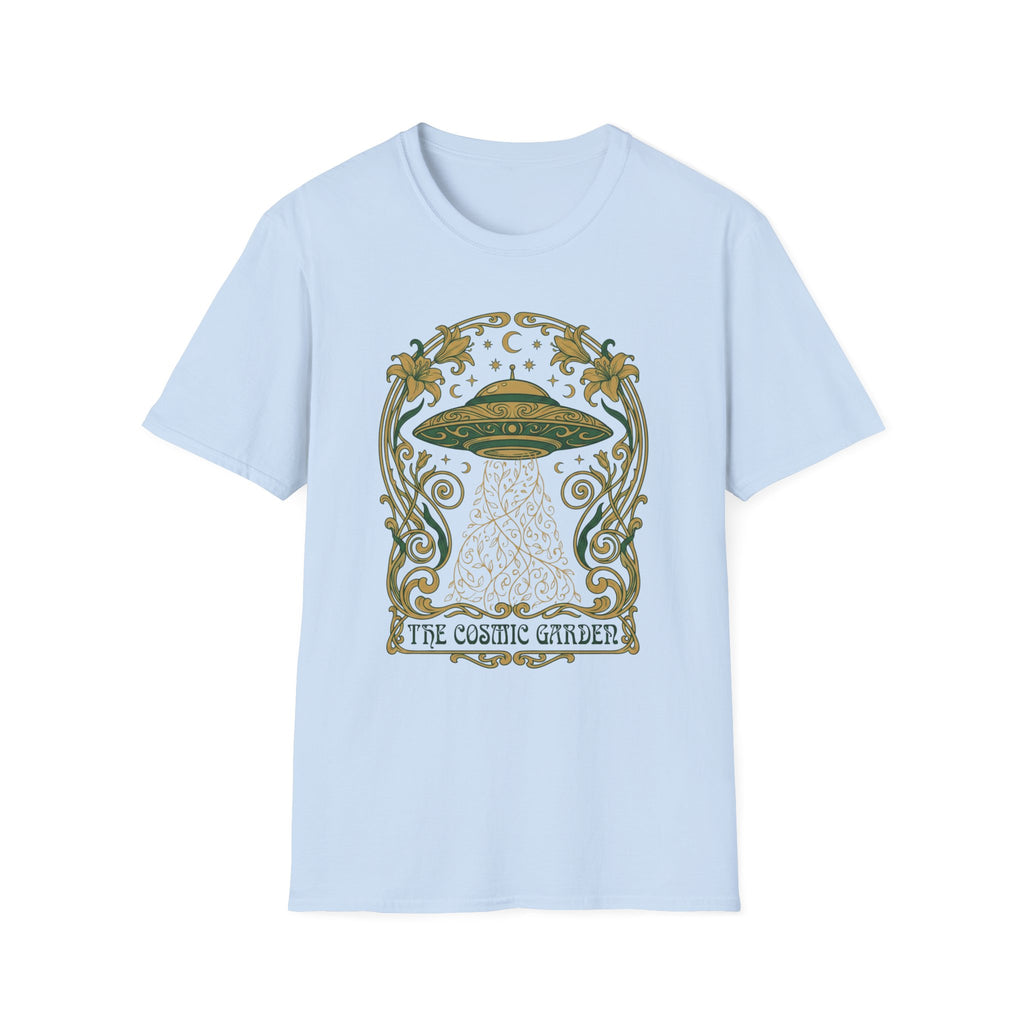 Cosmic Garden Art Deco T-Shirt