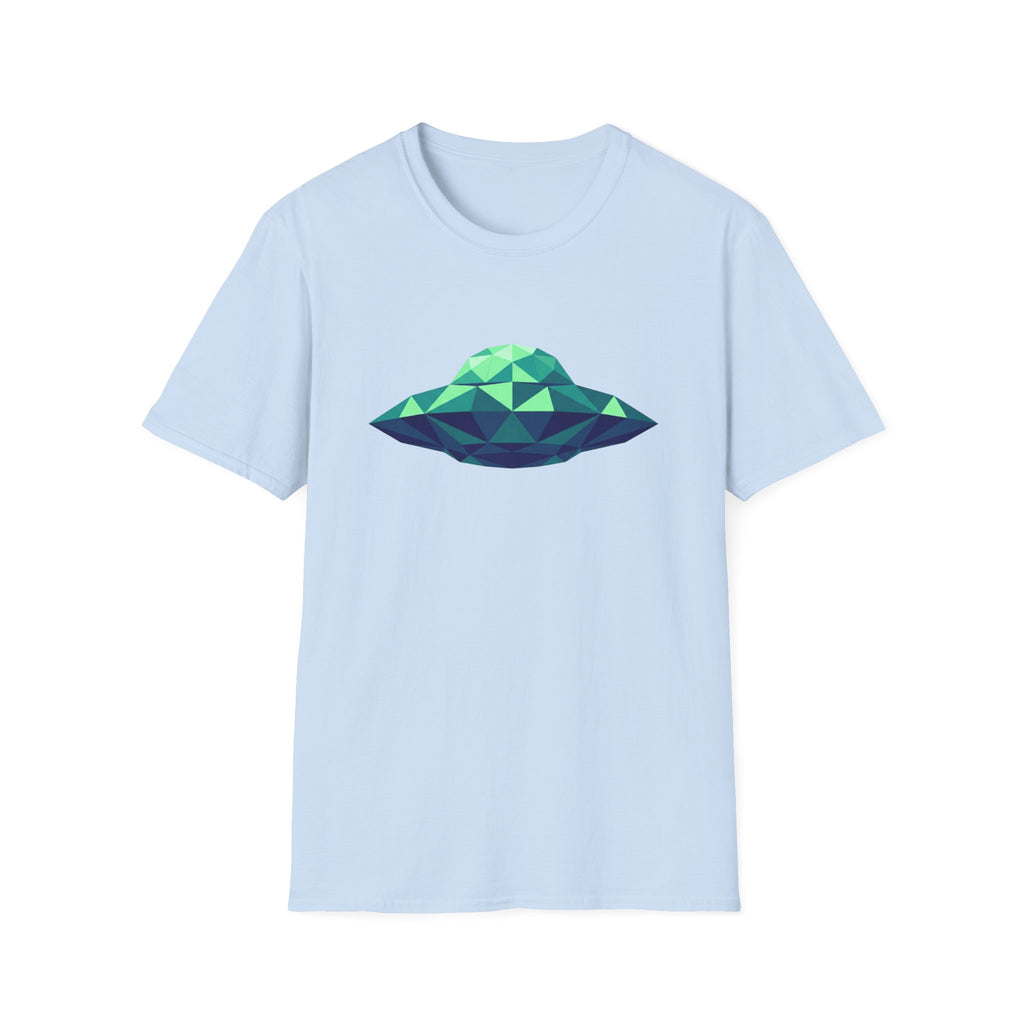 Green Cubist UFO T-Shirt