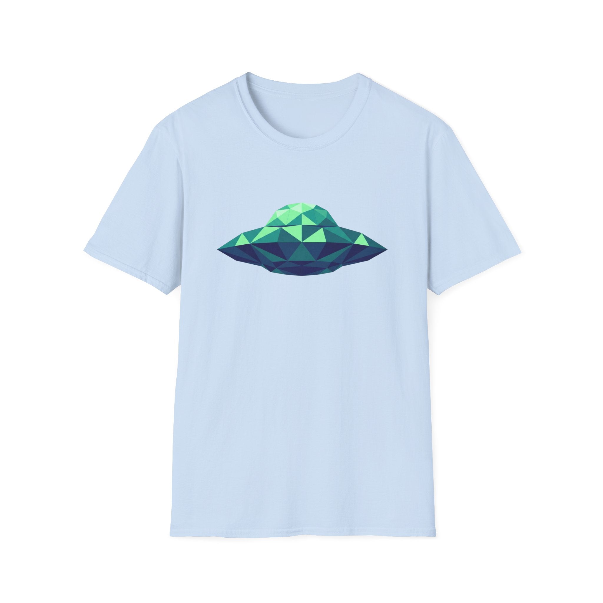 Green Cubist UFO T-Shirt