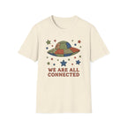We Are All Connected Quiltwork Effect T-Shirt