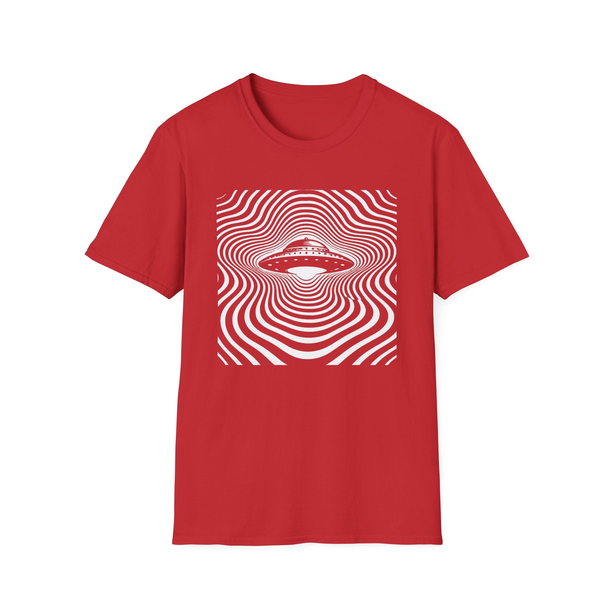 Hypnotic Op-art UFO T-Shirt