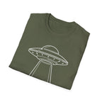 Line-drawing UFO T-Shirt