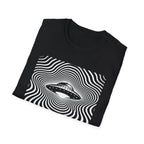 Hypnotic Op-art UFO T-Shirt