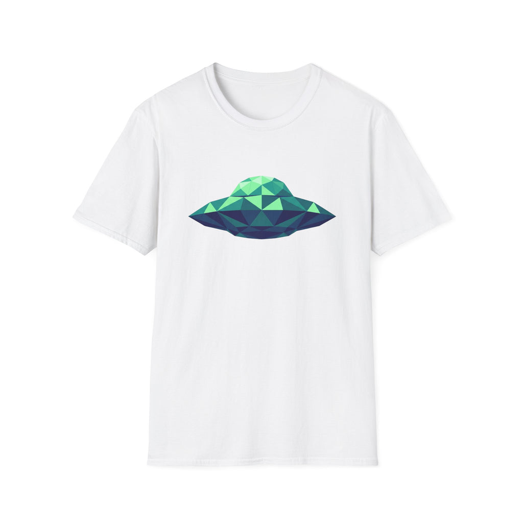 Green Cubist UFO T-Shirt