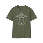 Line-drawing UFO T-Shirt