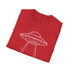 Line-drawing UFO T-Shirt