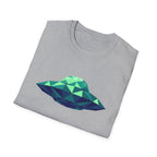 Green Cubist UFO T-Shirt