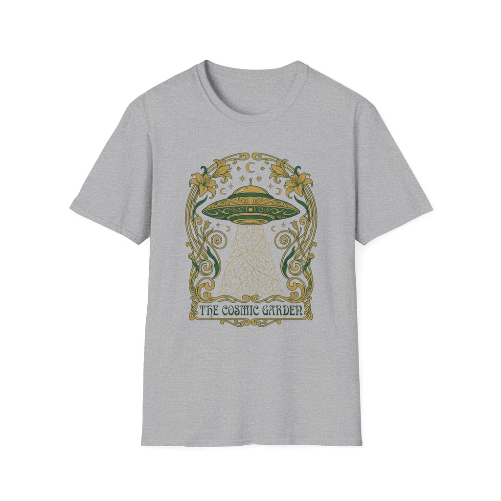Cosmic Garden Art Deco T-Shirt