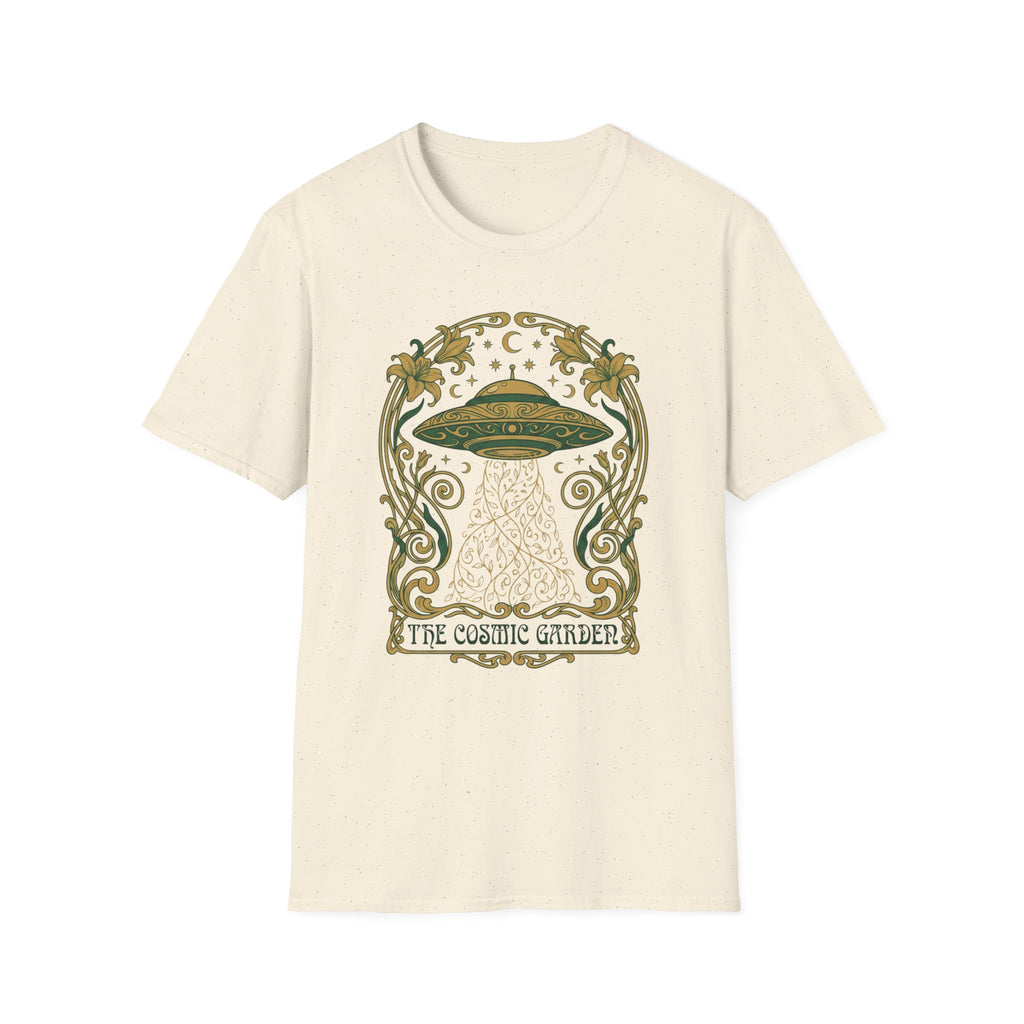 Cosmic Garden Art Deco T-Shirt