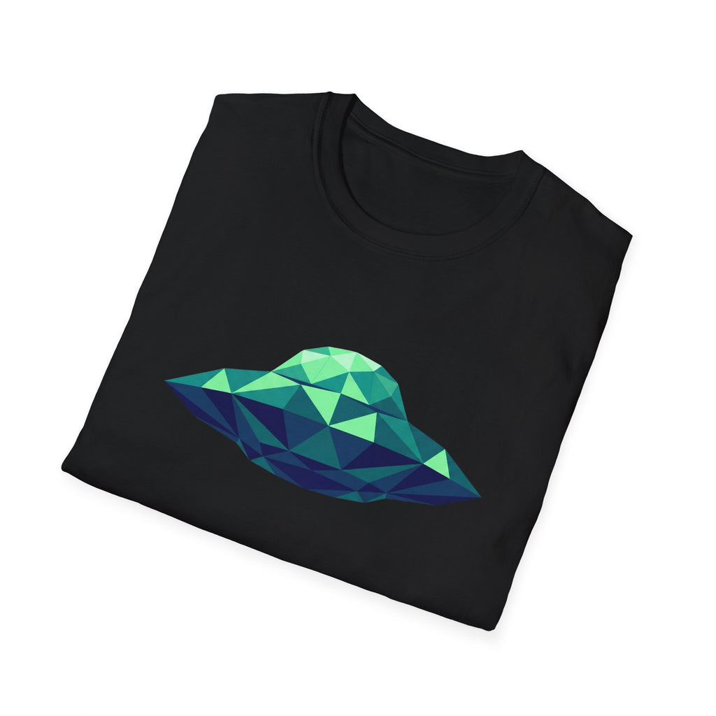 Green Cubist UFO T-Shirt