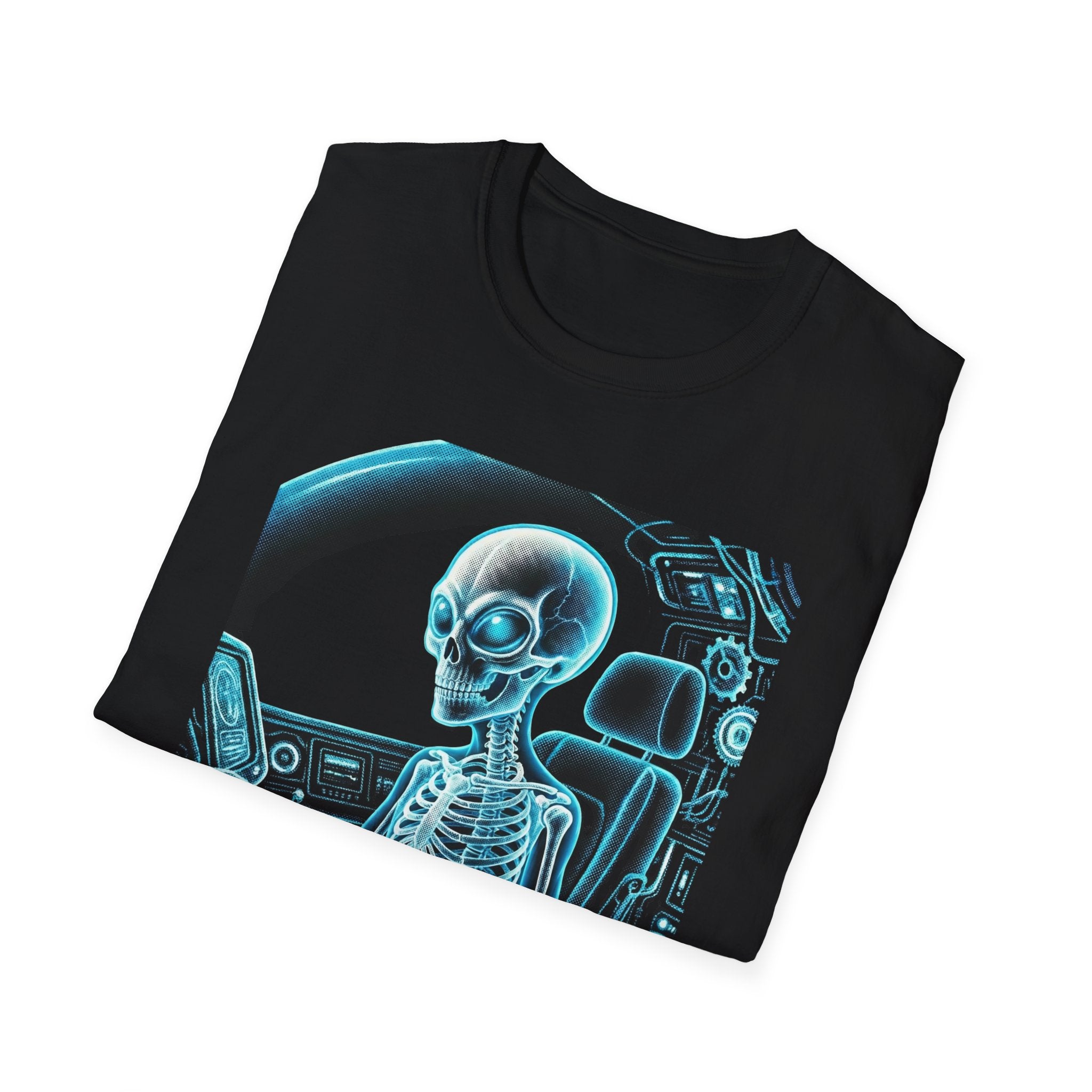X-Ray Alien Pilot T-Shirt