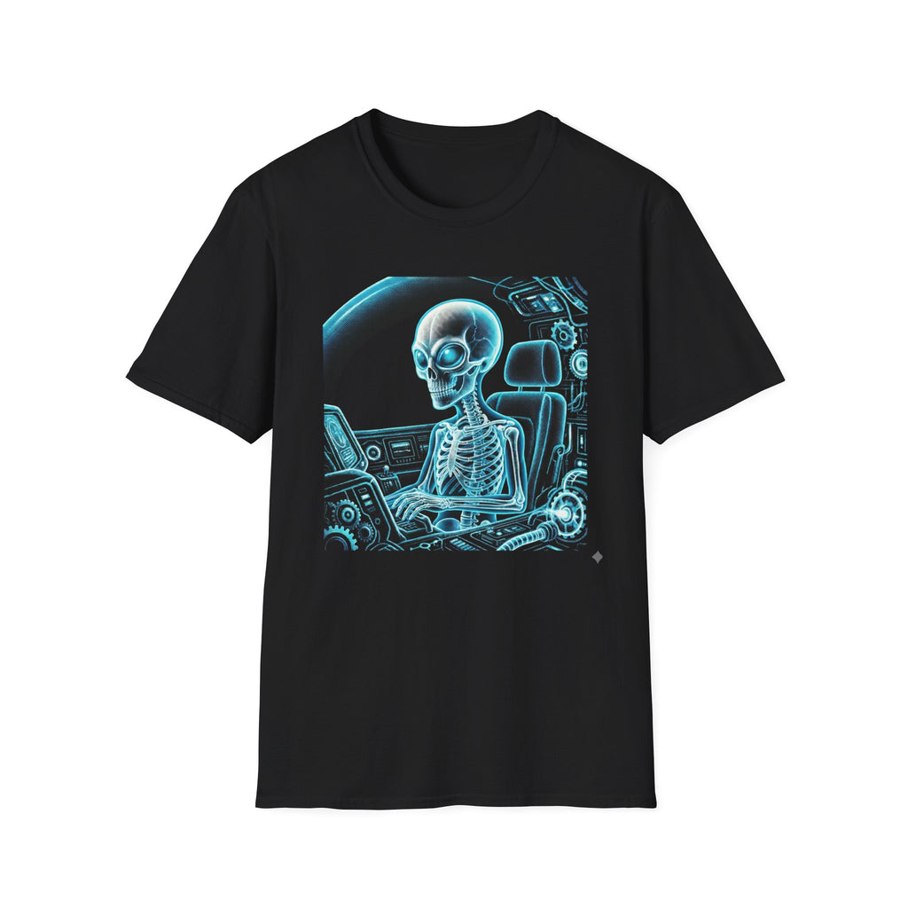 X-Ray Alien Pilot T-Shirt