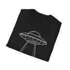 Line-drawing UFO T-Shirt