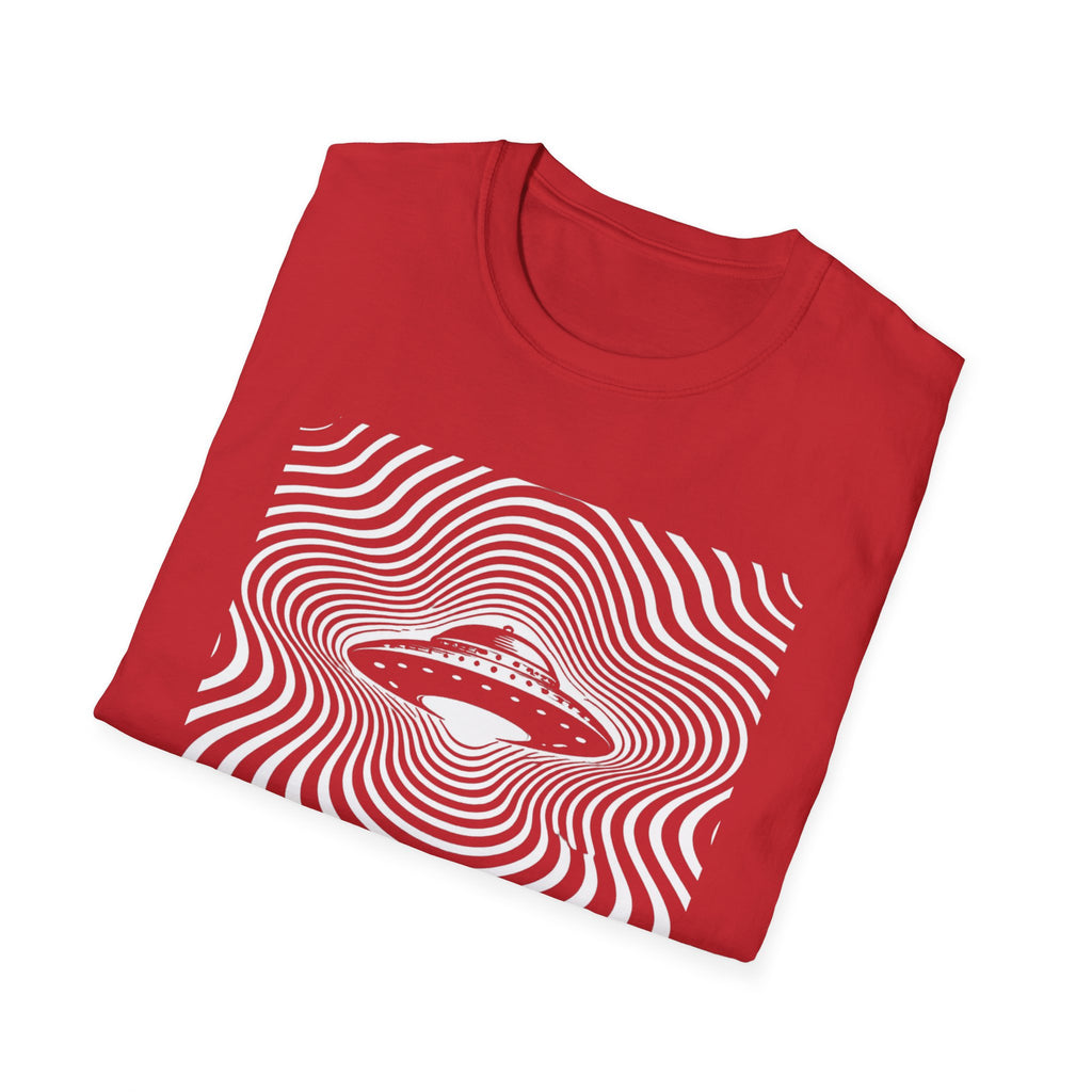 Hypnotic Op-art UFO T-Shirt