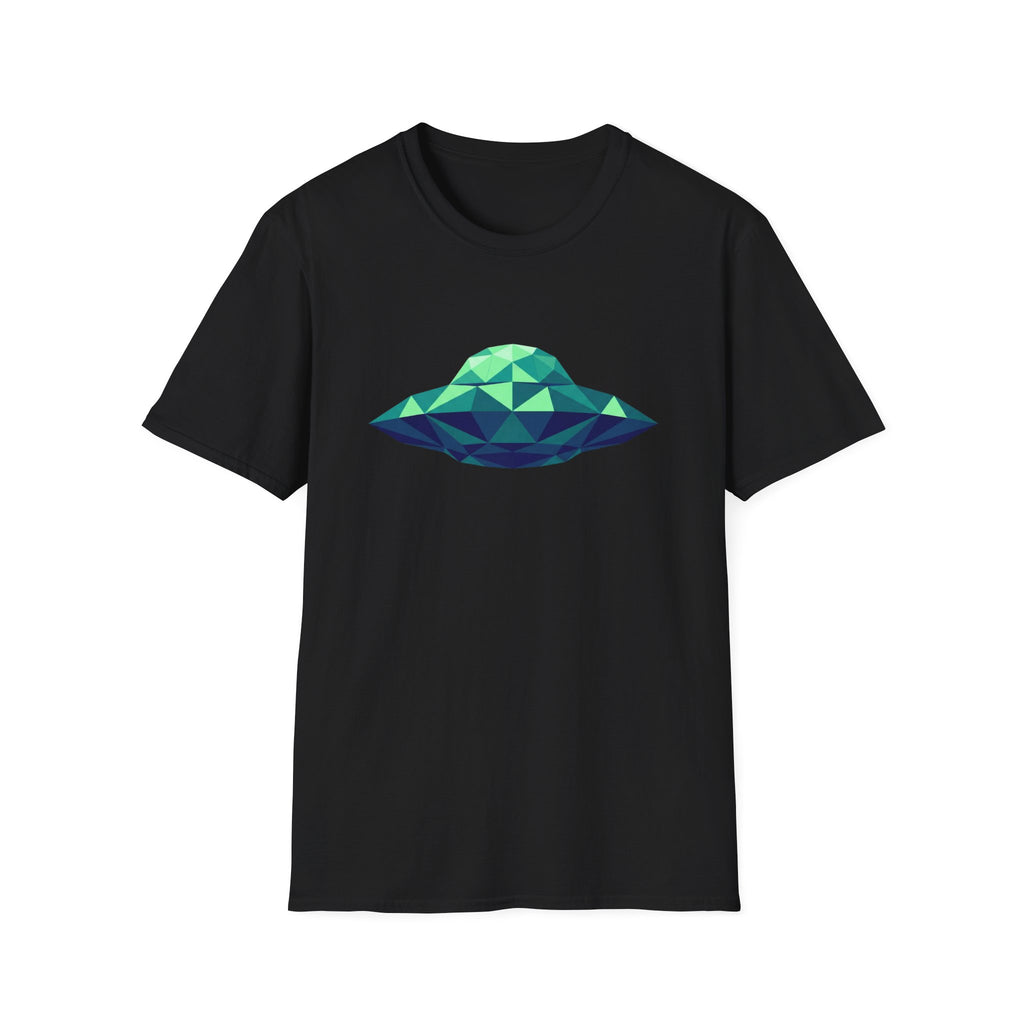 Green Cubist UFO T-Shirt