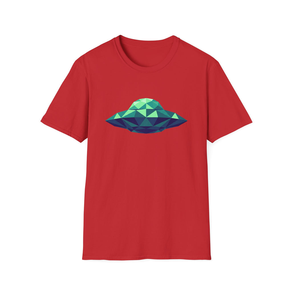 Green Cubist UFO T-Shirt