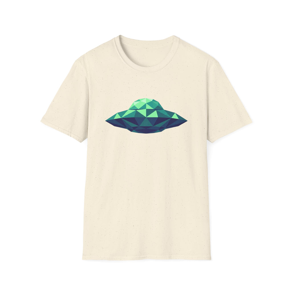 Green Cubist UFO T-Shirt
