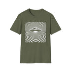 Hypnotic Op-art UFO T-Shirt