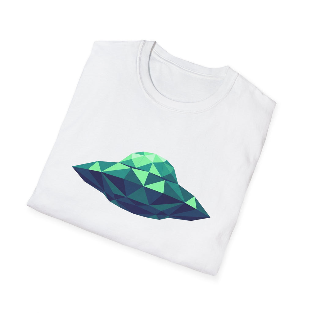 Green Cubist UFO T-Shirt