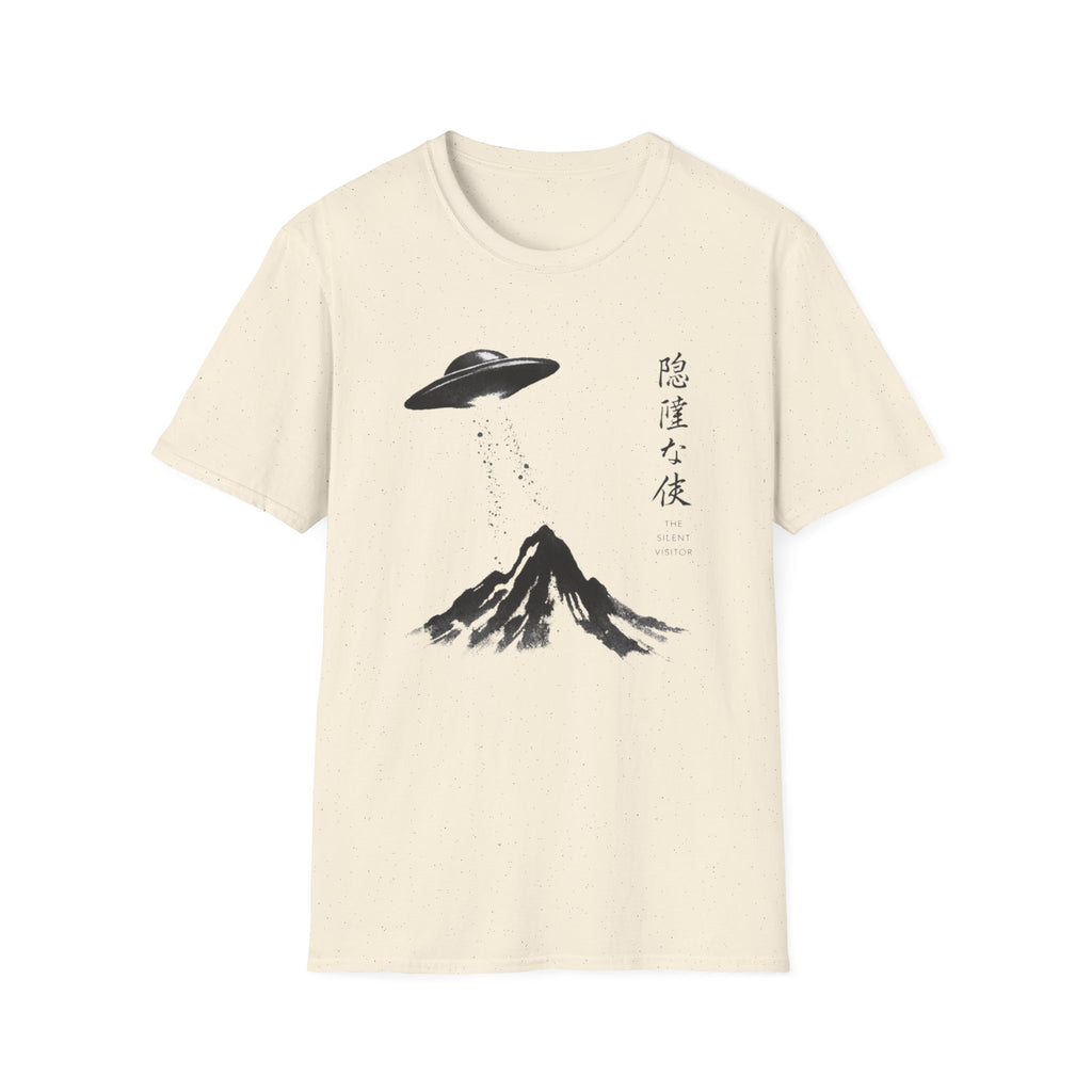 Silent Visitor Sumi e-style T-Shirt