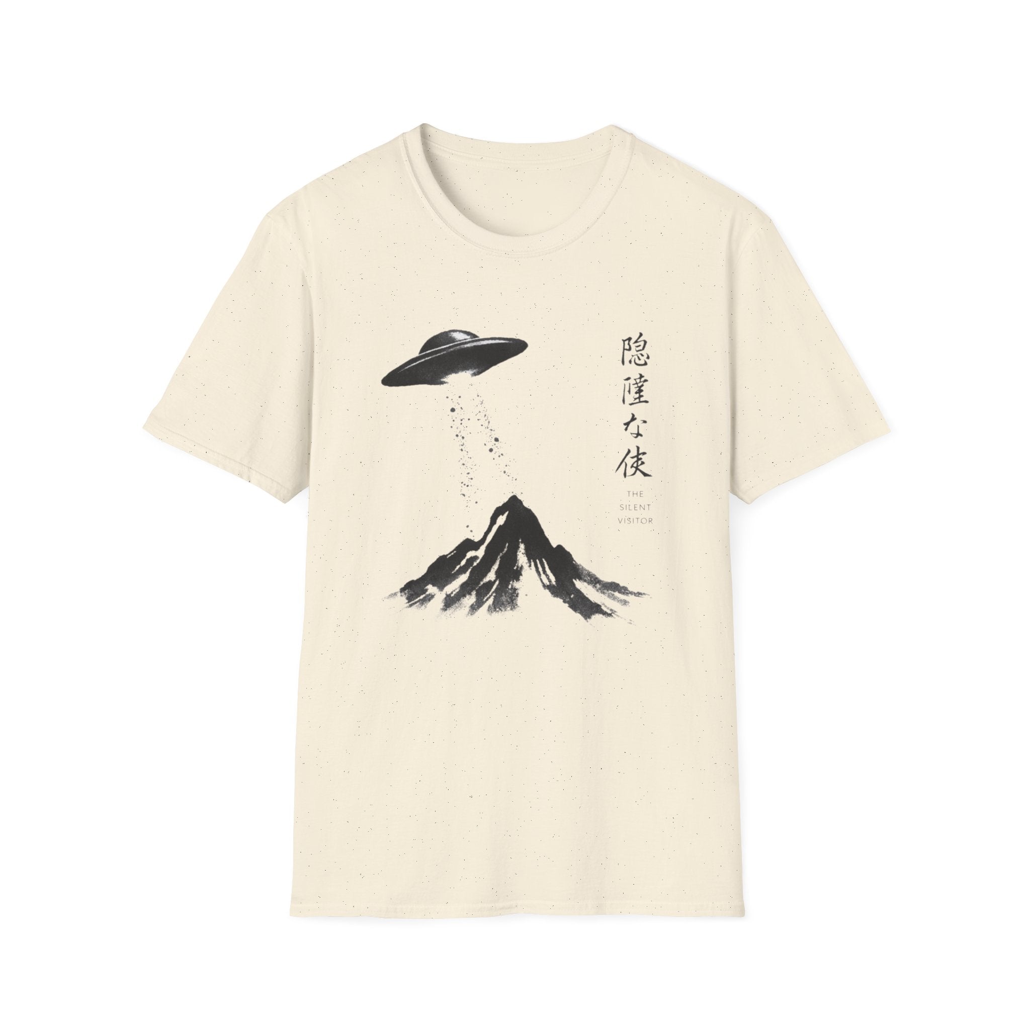 Silent Visitor Sumi e-style T-Shirt