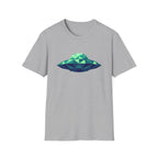 Green Cubist UFO T-Shirt