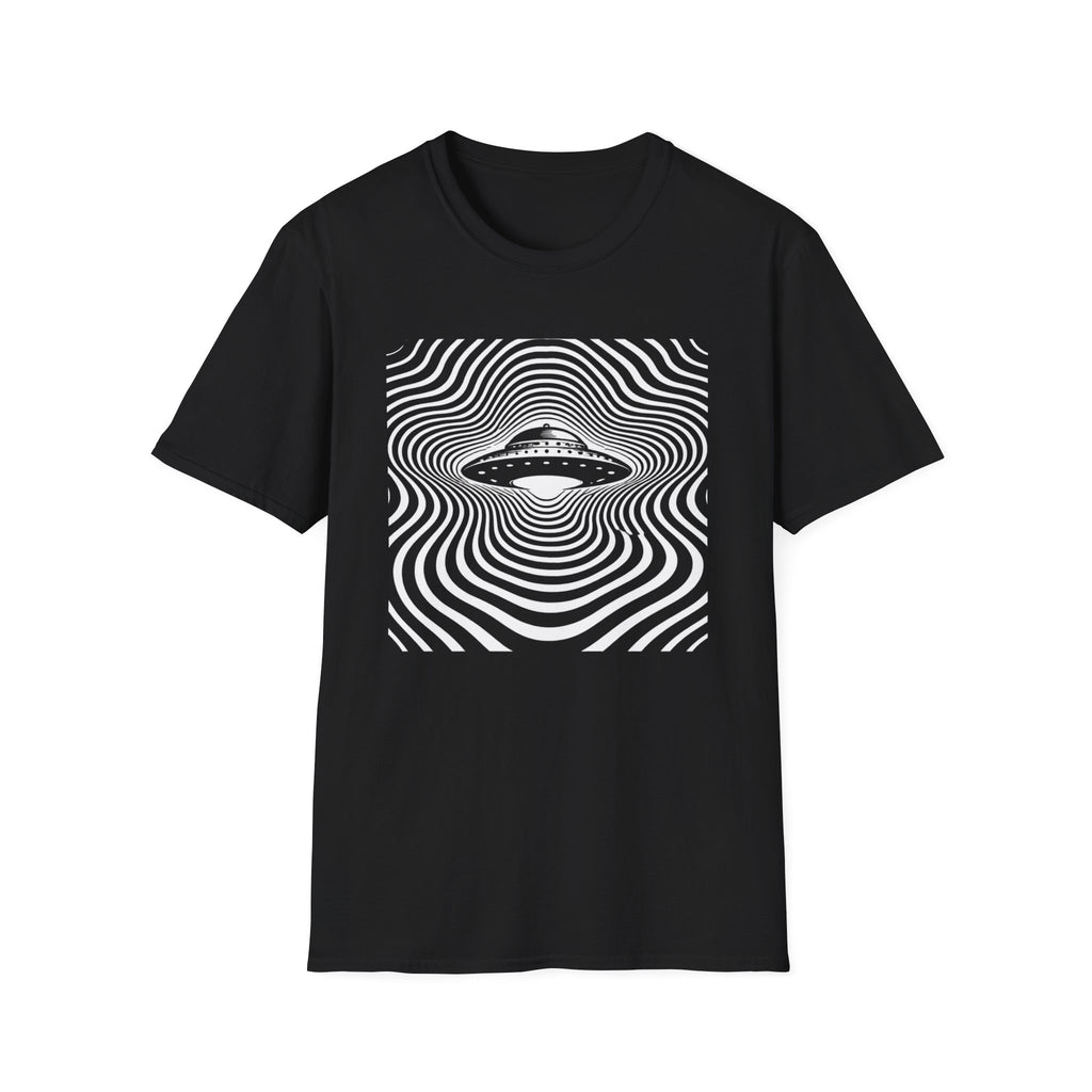Hypnotic Op-art UFO T-Shirt