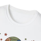 We Are All Connected Quiltwork Effect T-Shirt