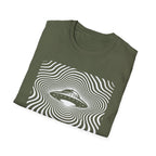 Hypnotic Op-art UFO T-Shirt