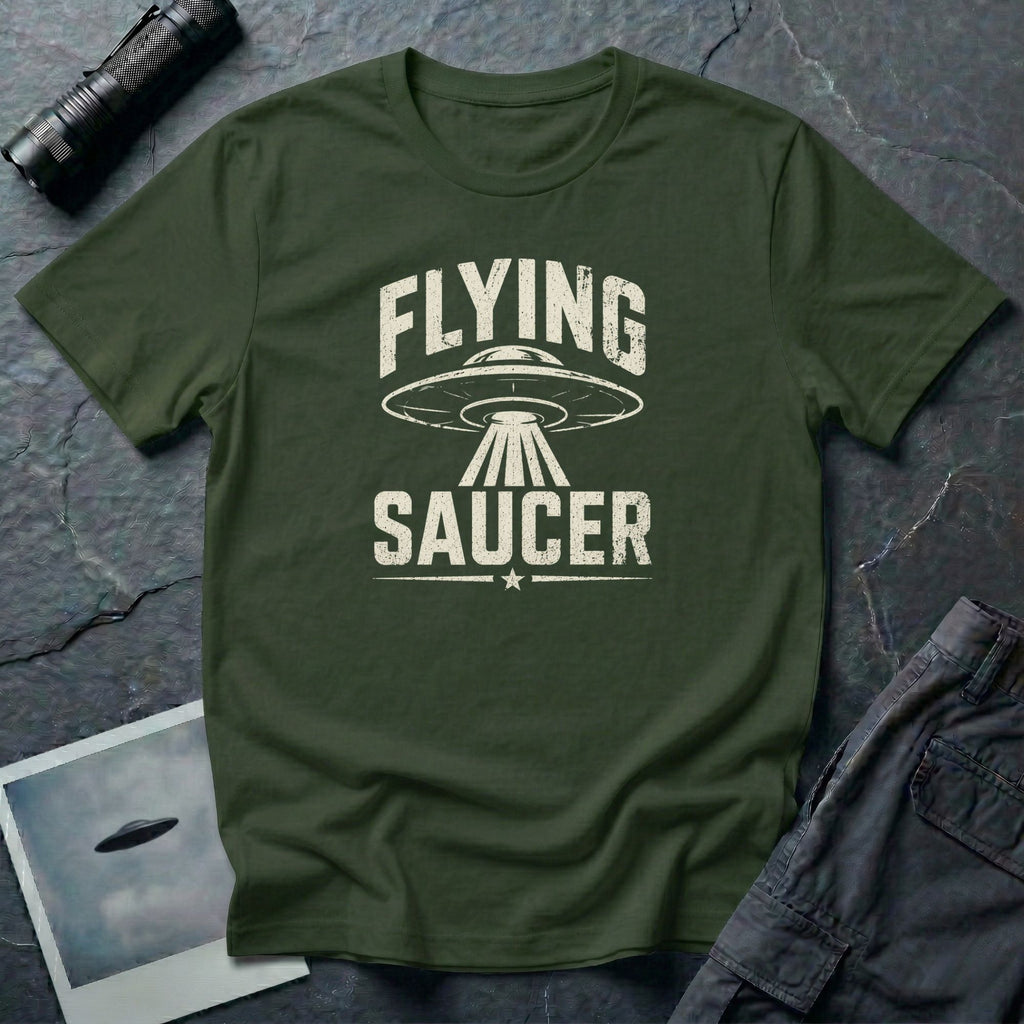 Flying Saucer Retro UFO T-Shirt