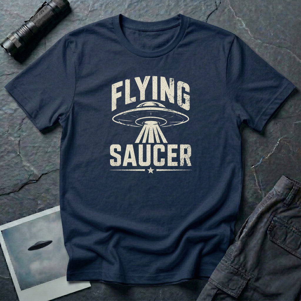 Flying Saucer Retro UFO T-Shirt