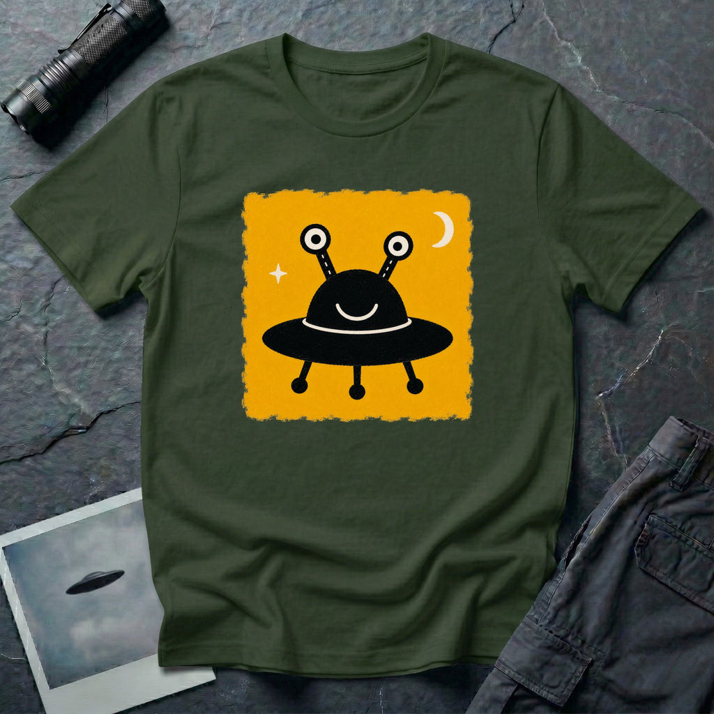 Little Visitors: The Guest UFO T-Shirt