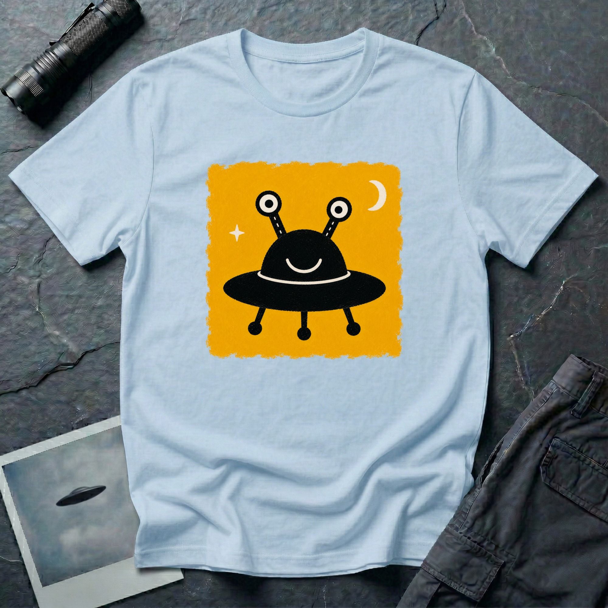 Little Visitors: The Guest UFO T-Shirt