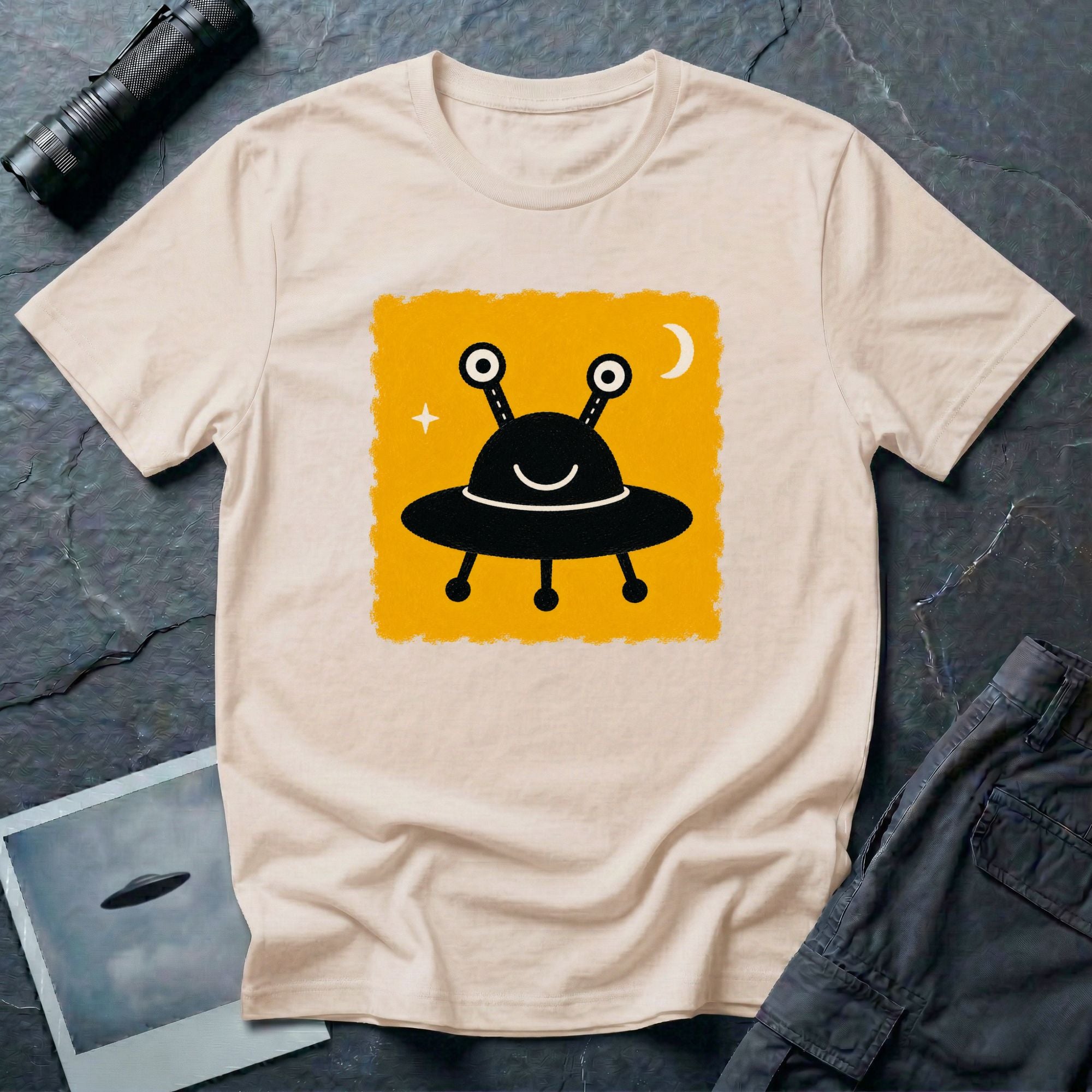 Little Visitors: The Guest UFO T-Shirt