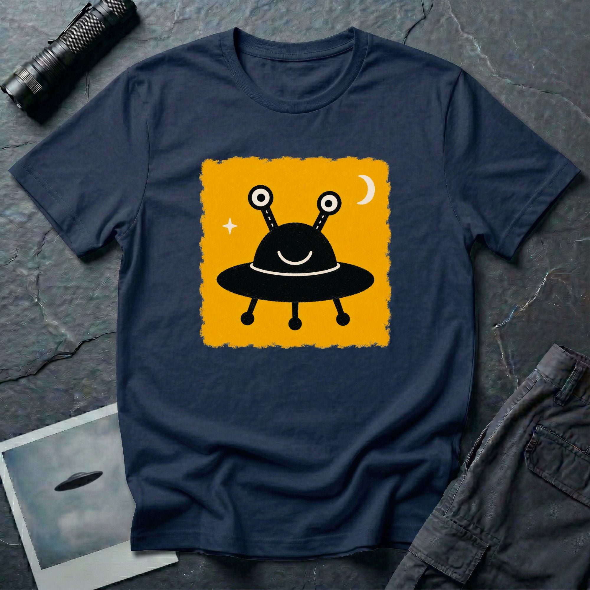 Little Visitors: The Guest UFO T-Shirt