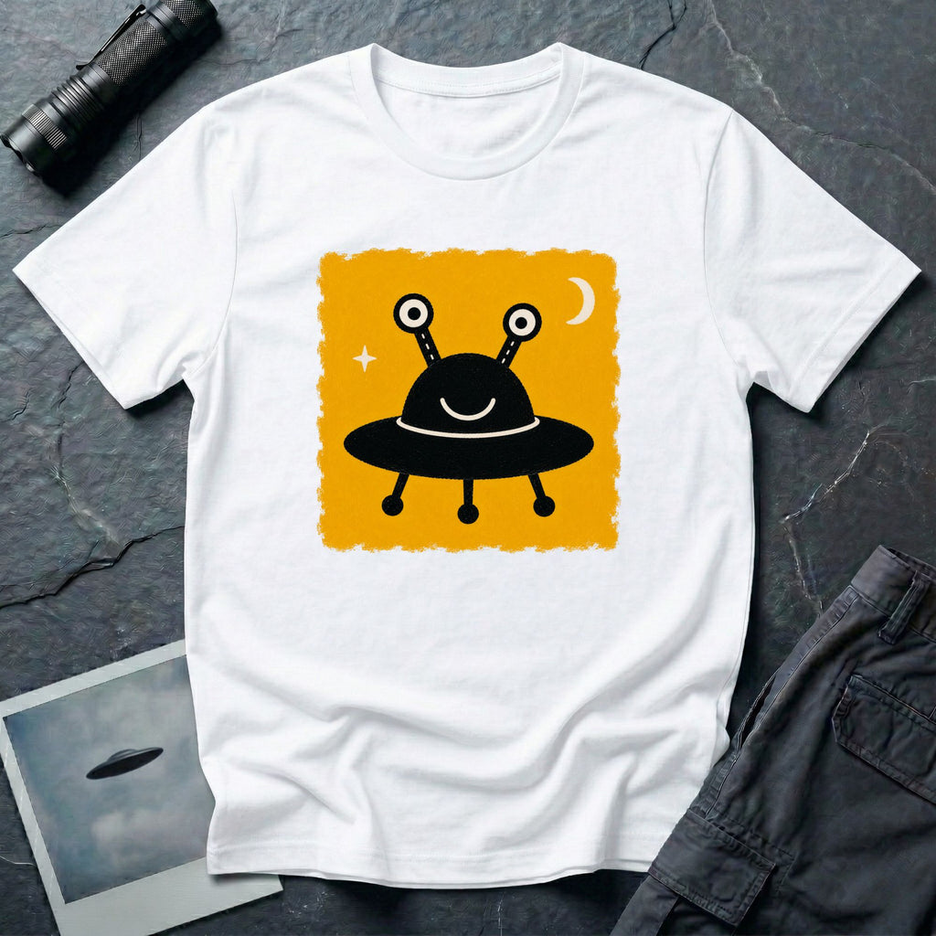 Little Visitors: The Guest UFO T-Shirt
